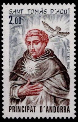 1982 - Andorre Fran�ais Timbre n� 309 - SaintThomas d\'Aquin