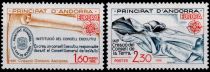 1982 - Andorre Fran&ccedil;ais Timbres n&deg; 300/301 - Europa