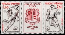1982 - Andorre Fran&ccedil;ais Timbres n&deg; 302/303 - Coupe du monde de football