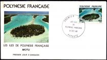 1982 - Polynésie Française 3 Enveloppes 1er jour Poste n° 186/188 - Géographie - Iles de Polynésie Française