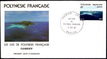 1982 - Polynésie Française 3 Enveloppes 1er jour Poste n° 186/188 - Géographie - Iles de Polynésie Française