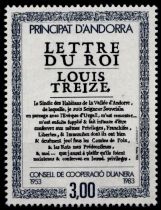 1983 - Andorre Fran&ccedil;ais Timbre n&deg; 315 - 30e anniversaire du Conseil de coop&eacute;ration douani&egrave;re