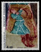 1983 - Andorre fran&ccedil;ais timbres n&deg; 310-326 - Ann&eacute;e Compl&egrave;te