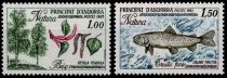 1983 - Andorre Fran&ccedil;ais Timbres n&deg; 311/312 - Protection de la nature