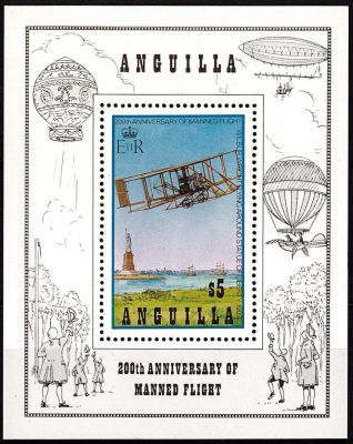 1983 - Anguilla Bloc n� 50 - Avions