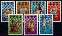 1983 - Vietnam 428/434 - Jeux d\'échecs (Série complète de timbres oblitérés)