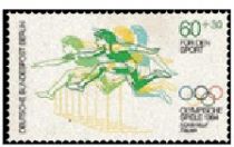1984 - Allemagne Berlin timbres n° 677/679 - Sports - Disciplines sportives