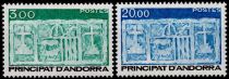 1984 - Andorre fran&ccedil;ais timbres n&deg; 327-336 - Ann&eacute;e Compl&egrave;te