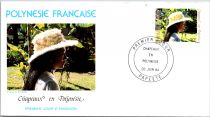 1984 - Polyn&eacute;sie 4 FDC n&deg; 212-215 - Chapeaux en Polyn&eacute;sie (2)