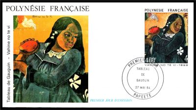 1984 - Polyn�sie FDC PA n� 183 - Tableau de Gauguin