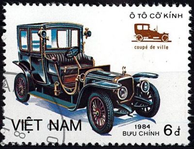 1984 - Vietnam 513/519 - R�trospective automobile, voitures anciennes (S�rie compl�te de timbres oblit�r�s)