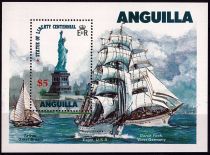1985 - Anguilla Bloc n&deg; 67 - Centenaire de l\'&eacute;rection de la Statue de la Libert&eacute;, &agrave; New York