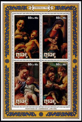 1985 - Nuie BF93 - No�l, tableaux du Corr�ge