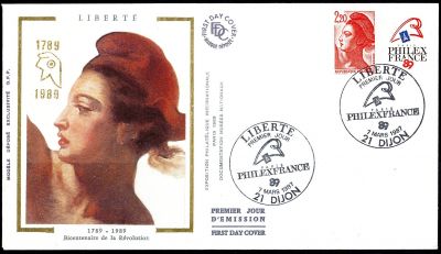 1987 - France Enveloppe 1er jour n� 2461 - Exposition philat�lique \ Philexfrance\'89\ 
