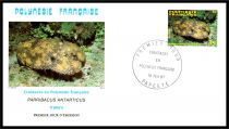 1987 - Polyn&eacute;sie Fran&ccedil;aise FDC n&deg; 275/277 - Faune marine - Crustac&eacute;s