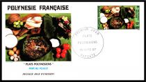 1987 - Polyn&eacute;sie Fran&ccedil;aise FDC n&deg; 278/279 - Plants polyn&eacute;siens (2)