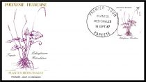 1987 - Polyn&eacute;sie Fran&ccedil;aise FDC n&deg; 285/287 - Flore - Plantes m&eacute;dicinales