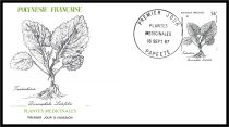 1987 - Polyn&eacute;sie Fran&ccedil;aise FDC n&deg; 285/287 - Flore - Plantes m&eacute;dicinales