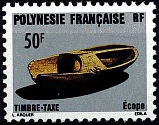 1987 - Polyn�sie Taxe 8/9 - Artisanat