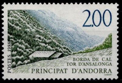 1988 - Andorre Fran�ais Timbre n� 372 - Tourisme