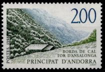 1988 - Andorre Fran&ccedil;ais Timbre n&deg; 372 - Tourisme