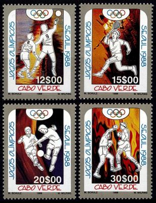 1988 - Cap Vert n� 541/544 - JO �t� - 1988 S�oul
