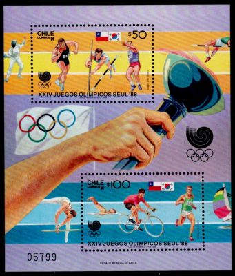 1988 - Chili BF31 - Jeux Olympiques d\'�t� - 1988 S�oul