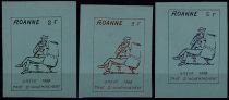 1988 - France - Grève - Roanne (3 valeurs)