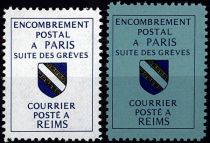 1988 - France n° 39/40 - Grève - Reims (2 valeurs)