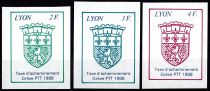 1988 - France n° 41/43 - Grève - Lyon (3 valeurs)