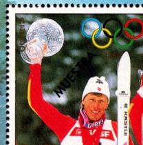 1988 - Paraguay Bloc n&deg; 398 muestra - Jeux Olympique d\'hiver - 1988 Calgary