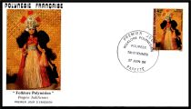 1988 - Polyn&eacute;sie Fran&ccedil;aise 3 FDC n&deg; 307/309 - Folklore polyn&eacute;sien - Poup&eacute;es tahitiennes