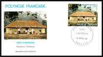 1988 - Polyn&eacute;sie Fran&ccedil;aise FDC n&deg; 299/301 - Tahiti d\'autrefois (3)