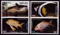 1988 - Sénégal n° 745/748 - Faune - Poissons