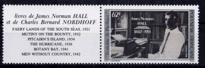 1988 - Timbres Polyn�sie 297/298 - Ecrivains du Pacifique