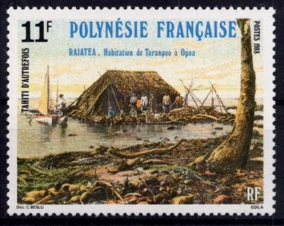 1988 - Timbres Polyn�sie 299/301 - Tahiti d\'autrefois (3)