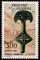 1989 - Andorre Fran&ccedil;ais Timbre n&deg; 381 - Patrimoine andorran