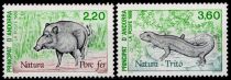 1989 - Andorre Fran&ccedil;ais Timbres n&deg; 382/383 - Protection de la nature