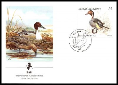 1989 - Belgique 4 FDC n� 2332/2335 - Canards sauvages