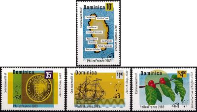 1989 - Dominique Timbres n� 1096/1099 - Exposition philat�lique - Philexfrance\'89
