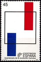 1989 - Espagne Timbre n° 2604 - Bicentenaire de la Révolution française 