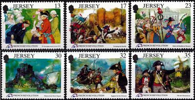 1989 - Jersey Timbres n� 479/484 - Bicentenaire de la R�volution fran�aise 