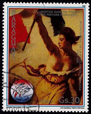 1989 - Paraguay A1129/A1133 - Bicentenaire de la R�volution fran�aise 