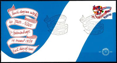 1989 - Pays-Bas FDC 1330 - 40� anniversaire de l\'OTAN