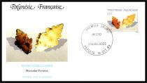 1989 - Polyn&eacute;sie Fran&ccedil;aise 3 FDC n&deg; 343/345 - Faune marine - Coquillages