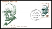 1989 - Polyn&eacute;sie Fran&ccedil;aise FDC n&deg; 337 - 1er anniversaire de la mort du R&eacute;v&eacute;rend P&egrave;re O\'Reilly