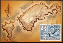 1989 - T.A.A.F. carte maximum n° PA 103 - Carte - Ilôt des Apôtres