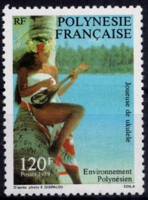 1989 - Timbres Polyn�sie 331/332 - Environnement polyn�sien