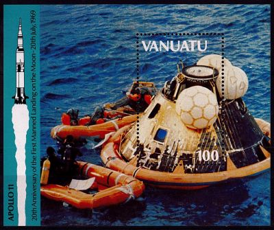 1989 - Vanuatu BF n� 13 - Espace - Apollo 11