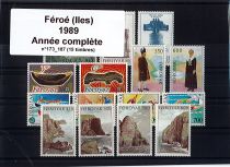 1989 Féroé (Iles) 173_185 - Année Complète